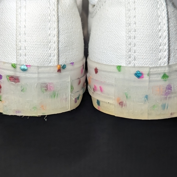 Converse Chuck Taylor All Star Translucent Confetti Girls' Sneakers - Picture 8 of 13